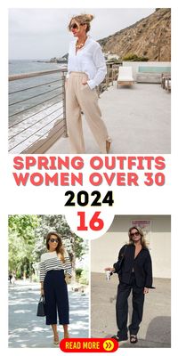 The Spring Outfits Women Over 30 2024 line offers trendy outfits for the modern woman. Focused on spring fashion, these ensembles are ideal for those seeking a blend of current trends and timeless style. From casual brunches to evening gatherings, these outfits will keep you stylishly on-trend.