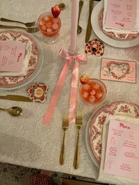 Galentines, valentines, dinner party inspo