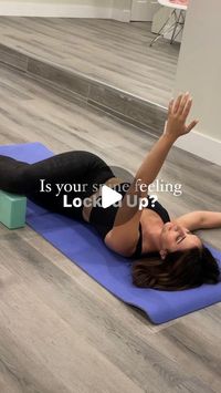 Rachel Pantano on Instagram: "Spinal twists are highly beneficial if you experience low back stiffness and your spine feels locked up. 

These movements gently stretch and mobilize the spine, promoting increased flexibility and range of motion. 

They help release tension in the muscles surrounding the spine, including the lower back, which can become tight and restricted due to prolonged sitting or improper posture. 

Spinal twists also encourage circulation and oxygenation to the spinal discs and surrounding tissues, promoting healing and reducing discomfort.

Interested in improving your mobility with a fully custom exercise program and work with me 1:1? Comment/DM me ‘MOBILITY’ & I’ll tell you how I can help!! 🥰

#posture #backpain #backpainrelief #roundedshoulders #poorposture #spina