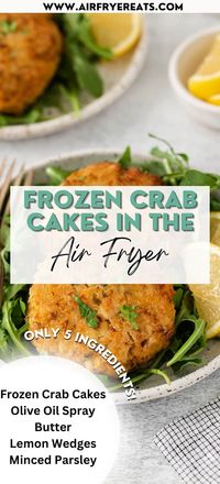 It's very easy to cook Frozen Crab Cakes in the Air fryer! This simple air fryer recipe only takes about 15 minutes, and your frozen crab cakes will be cooked perfectly, with a flaky interior and crispy outside.