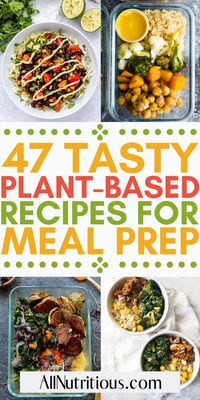 You can easily enjoy more nutritious plant-based meal preps this week when you make these tasty vegan meal prep recipes. These super yummy meal preps for vegans will help you eat healthier and stay full longer. 