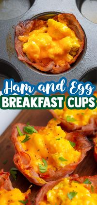 Ham and Egg Cups are the perfect breakfast or brunch recipe! Ham and egg cups are done in just 20 minutes.