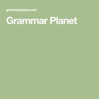 Grammar Planet