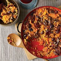 Rice with Duck and Apricots Recipe - George Mendes