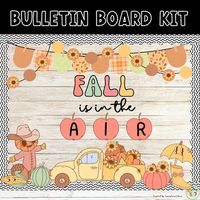 Fall Bulletin Board | Retro Bulletin Board Kit | Retro Fall Bulletin Board