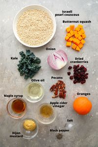 Autumn Pearl Couscous Salad with Maple-Cider Vinaigrette - Kalefornia Kravings