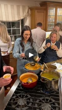 460K views · 83K reactions | Everyone leaves the soup cook off a winner 🏆

#soup #soupcookoff #friendsgiving #thanksgiving #friendsgivingrecipes #friendsgiving2024
#friendsgivingdinner #dinnerparty #dinner #soupseason #soupszn #dinnerwithfriends | Taylor Chace