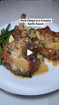 Cooking with Adriano on Instagram: "Pork Chops in a Creamy Garlic Sauce 🤤

#porkchops #creamy #cookingathometiktoktv #timetocook #dinner #dinnerideas #cookingwithadriano #cook #cookingtiktok #viralrecipe #fyp #delicious #dinnerideas #familydinner #letscook #recipesoftiktok #healthy #whattocook"