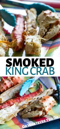 Traeger Grilled King Crab Legs | Smoked Pellet Grill King Crab Recipe