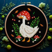 "This cross stitch pattern includes multiple downloadable PDF files for immediate access, such as: - Color-coded pattern with a floss legend (ideal for printing) - Monochrome pattern with a floss legend (suitable for printing) - A full image for your reference - A list of DMC thread colors Fabric: Aida 14 count  Size: 56 x 51 stitches  DMC colors: 11   Finished Sizes:  14 count: 4 x 3.6 inches (10.1 x 9.2 cm)   16 count: 3.5 x 3.1 inches (8.9 x 8.1 cm)   18 count: 3.1 x 2.8 inches (7.9 x 7.1 cm)   20 count: 2.8 x 2.5 inches (7.1 x 6.4 cm)   22 count: 2.5 x 2.3 inches (6.4 x 5.8 cm)   Please note that the actual color of DMC threads may appear slightly different from what you see in the pattern image due to variations in screen and monitor settings. PATTERN KEEPER FRIENDLY! Ordering and Dow