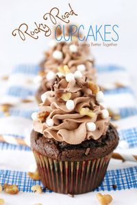 Rocky Road Cupcakes | Living Better Together