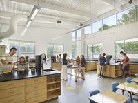 chemistry lab work at Westtown School Science Center, Westchester, PA | SMP Architects