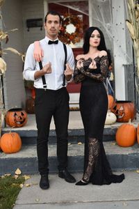 gomez addams morticia kostüm