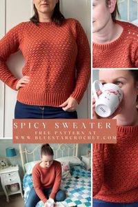 This is a free women's crochet pullover pattern that will be perfect for any occassion. It comes as a size inclusive design in nine different sizes from XS-5XL and uses DK weight yarn. The pattern is free to my blog subscribers via Grow app! It's free to join, check it out on my blog.