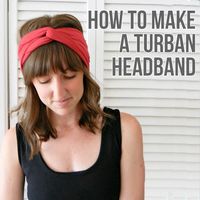 How to Make a Turban Headband - Shrimp Salad Circus