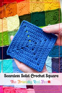 Solid Seamless Granny Square