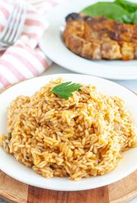 How to make copycat Texas Roadhouse Seasoned Rice. This seasoned rice is super flavorful and a delicious side dish to many dishes.