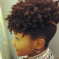 Tammy // 4A Natural Hair Style Icon | Black Girl with Long Hair