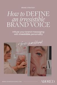 Define your irresistible brand voice and connect with your customers on a deeper level.