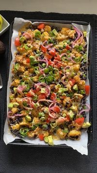 I'm glad you liked the title! If you have any more requests or if there's anything else I can assist you with, feel free to let me know. Enjoy your cooking and the delicious "Crispy Cauliflower Nachos: A Flavorful Twist on a Classic Favorite"!