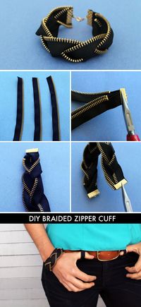 DIY Zipper Cuff!