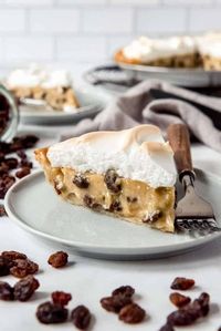 Raisin Cream Pie - House of Nash Eats