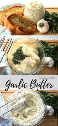 The Most Amazing Garlic Butter-delicious on bread, vegetables and steak!