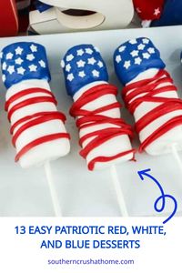 Hey hey! Memorial Day and the 4th of July are almost here, and it’s time to get your dessert game on with some super easy red, white, and blue desserts. Whether you’re firing up the grill for a casual family BBQ or setting up a fun-filled picnic with friends, these 13 red, white, and blue