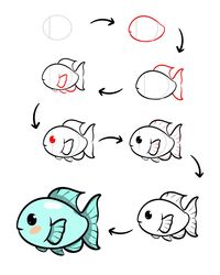 Easy cute fish