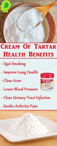 Cream of tartar is paramount if you have a smoking addiction, as it pulls the nicotine right from your system and actually makes you dislike the taste of ...