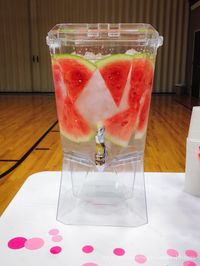 A super fun theme for a LDS Relief Society dinner or enrichment night! You're One In A Melon watermelon theme is perfect for summer. | mynameissnickerdoodle.com