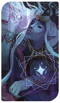 My Aaravos DAI style tarot commission by Mafuriah (Instagram), dyalavellan (tumblr) The Stars card. : TheDragonPrince