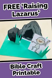 'Raising Lazarus' Craft Printable