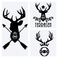 Throne of Glass Terrasen inspired decals (ToG)