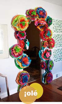 Aunt Peaches: Friday Flowers: Fiesta Flowers DIY thinking about these for the party in the park