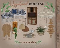 Vygabond Boho Set Part 2 (Atelier/Work Room Tier) the sims 4