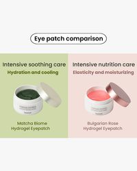 A 3-in-1 moisturizing eye patch that soothes, brightens, and moisturizes the under-eye area to reduce the appearance of fine lines and signs of aging. Matcha probiotics help diminish the look of dark circles, and the contoured cutout design adheres perfectly around the eye area to deliver maximum results. Details Skin Solutions: Matcha Biome™ is fermented from matcha extracts, probiotics, and enzymes to strengthen the skin's barrier. Botaniceutical plus 10 helps soothe the skin and protect skin