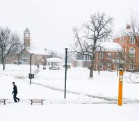 It's a Winter Wonderland here at Tech!