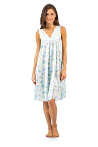 Casual Nights Women's Flowral Lace Tricot Sleeveless Nightgown - Walmart.com