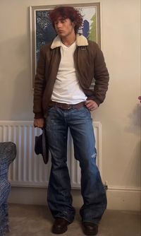 cowboy outfit style jeans