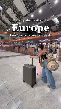 5 cheap destinations in Europe friendly for broken students🌏 My account has more content like this! Video credit to: trip.com