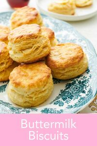 Crisp on the outside, light and fluffy on the inside, and oh-so flaky, these homemade buttermilk biscuits are perfection! Made with simple ingredients, you'll be surprised at how easy they are to make from scratch.