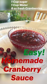 This three ingredients Cranberry sauce is a must at every holiday table especially for Thanksgiving and Christmas. It’s very easy crowd pleaser finished under 20 minutes! ❤️