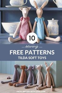 Tilda Friends soft toys 10 free patterns to love - From Britain with Love