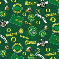 "All packages are shipped via USPS Ground Advantage.  With Ground Advantage delivery times vary depending on weight and destination.  If you want faster shipping please select it at checkout, otherwise it will be shipped Ground Advantage. Style: OR-1208   Condition: Brand New   Status: In Stock   This listing is for University of Oregon Ducks Homestate Fabric by the Yard.   A versatile must-have for the die-hard fan, this officially licensed NCAA team cotton fabric can be used for quilts, shirts