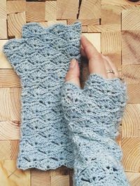 Fingerlesss Gloves Free Crochet Pattern | Wool Pattern