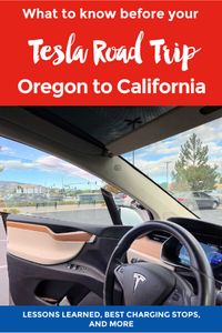 What to know before your Tesla road trip Oregon to California - lessons learned driving and managing range, best charging stops from Seattle to L.A., and more | EV Camping + Travel