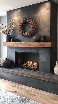 23 Super Cozy Christmas Fireplace Decor Ideas to Try 43