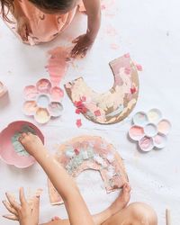 Cardboard rainbows | #kidsDIY