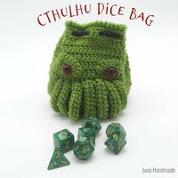 #CthulhuDiceBag #cthulhu #lovecraftian #lovecraft #HPLovecraft #cthulhufhtagn #cthulhumythos #cthulhucrochet #crochet #handmade…